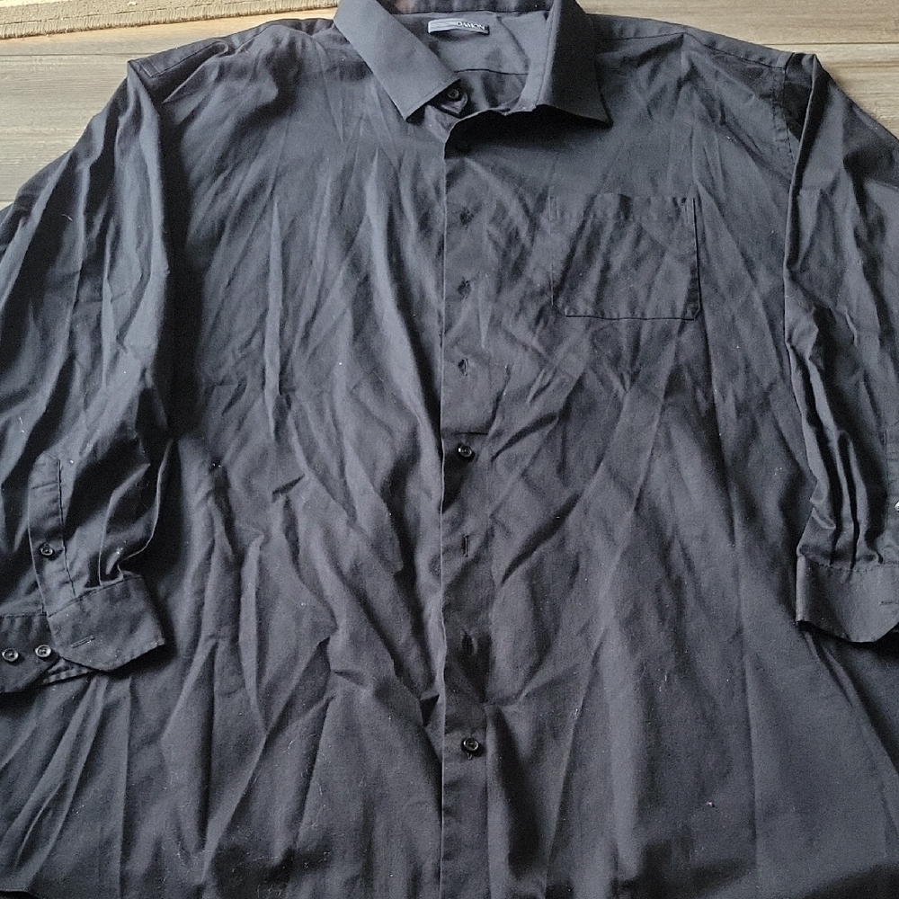 Damo Black Dress Shirt for Men
